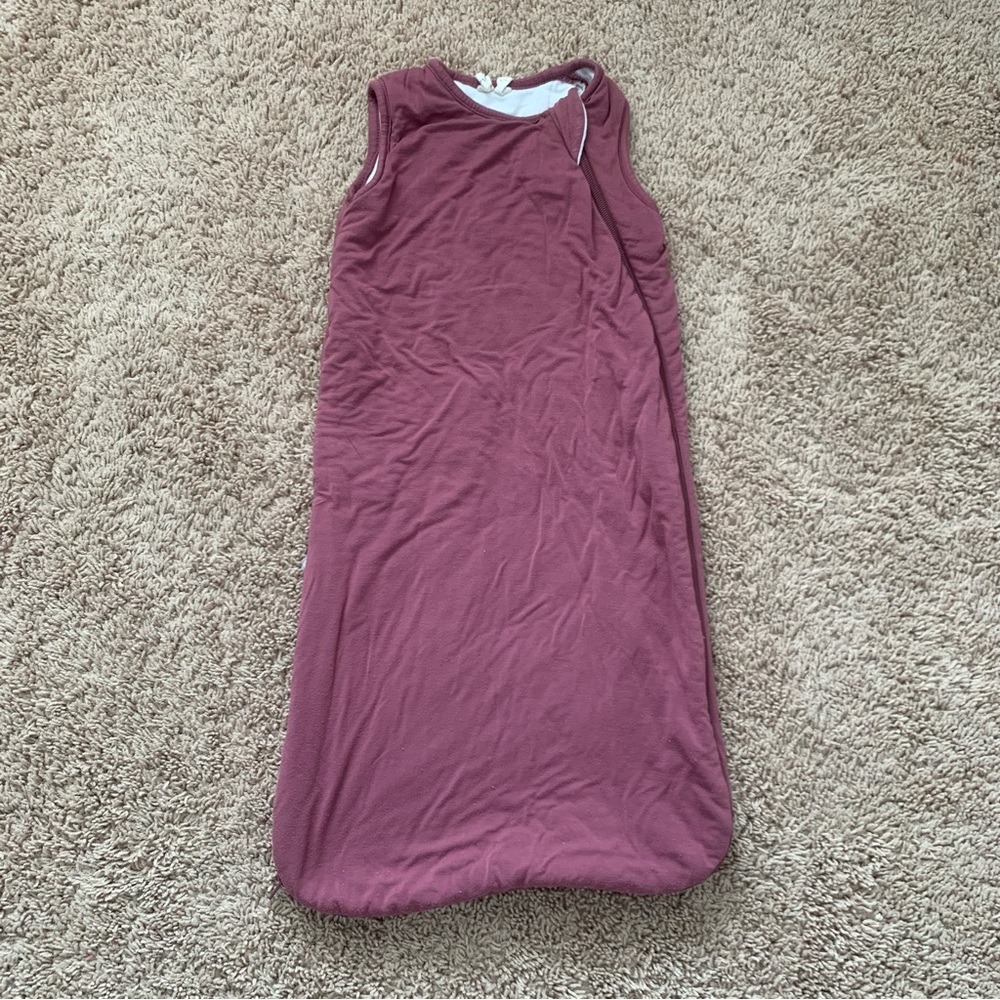 KYTE BABY Sleep Bag, Plum, 0-6 months, 1.0 tog